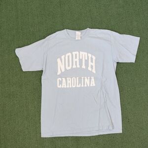VINTAGE 1998 North Carolina 90's Light Blue T Shirt Sz Large